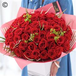 50 Rose Handtied