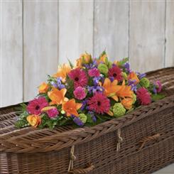 Vibrant Casket Spray