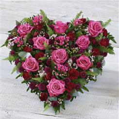 Cerise Rose Heart